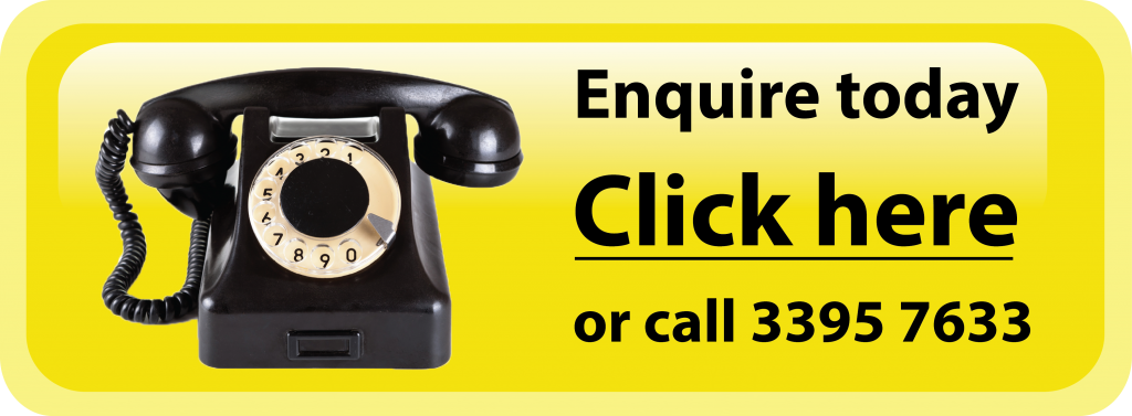 Button- Enquire today, click here or call 33957633